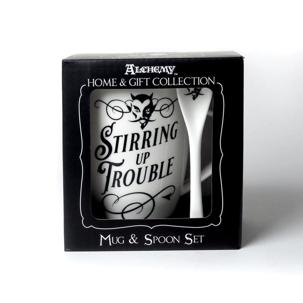 Stiring Up Trouble Cup and Spoon