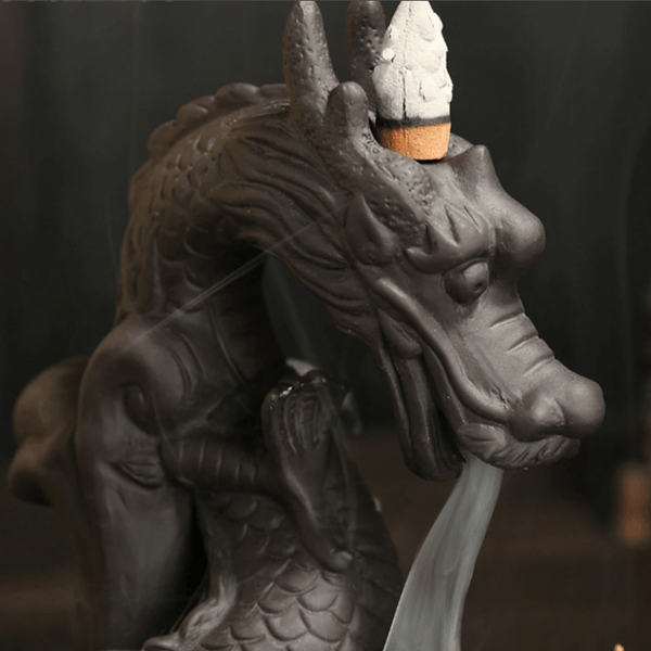 Dragon With The Gem Incense Burner