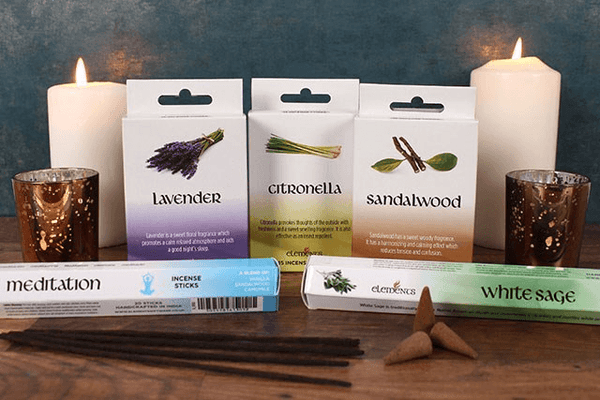 12 Packs of Elements Lavender Incense Cones