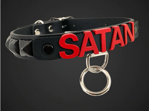 satan fuck weirdo owned collars