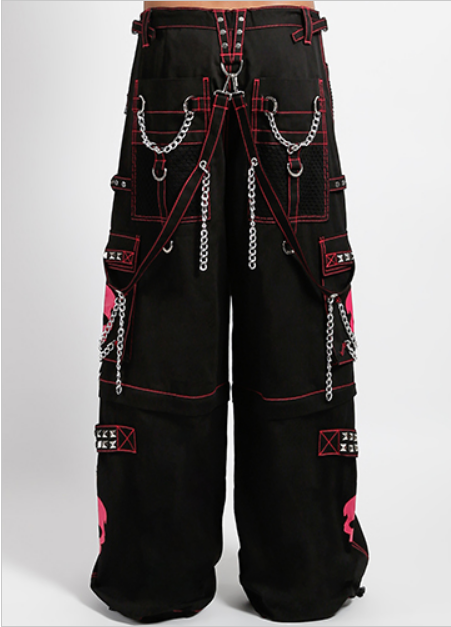 SUPER SKULL PANT - PINK – Goth Unite