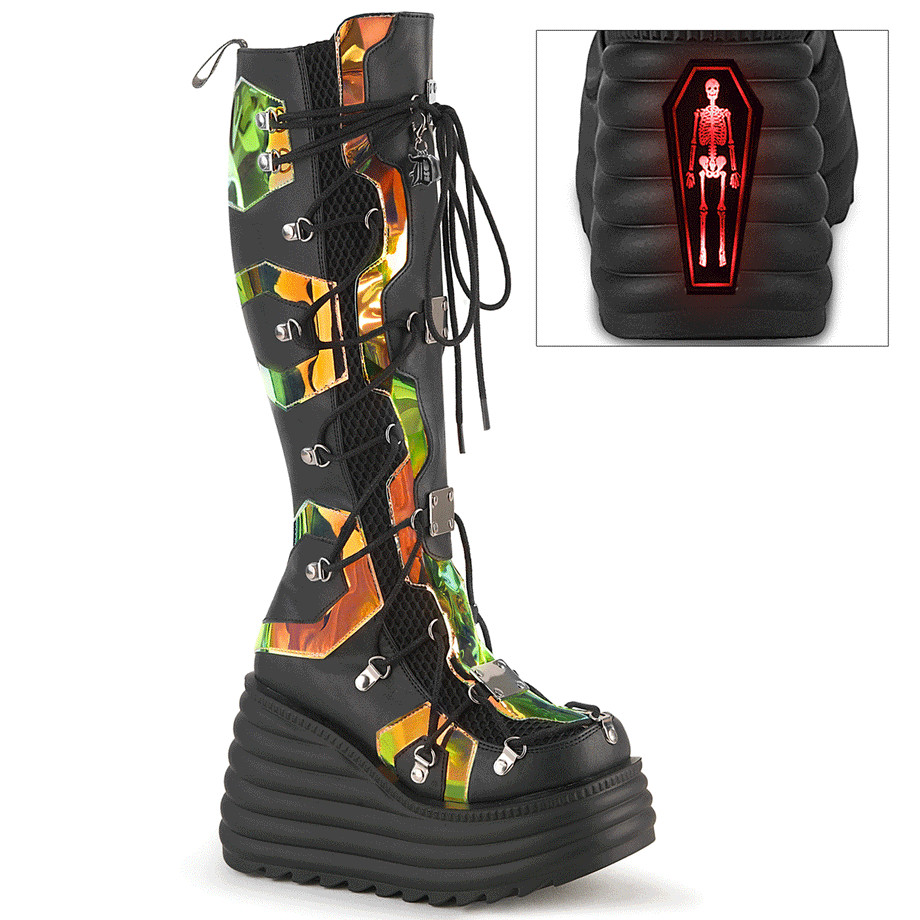 New Demonia's Blaze Led platform boots Hot seller!! – Goth Unite