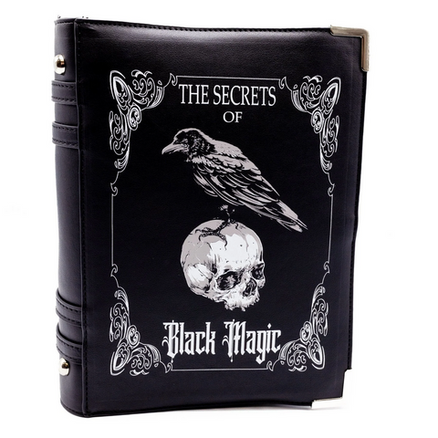 BLACK MAGIC BOOK BAG - BLACK