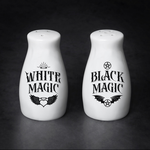 White Magic / Black Magic Salt & Pepper Set