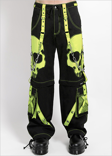 Tripp NYC SCARE PANT LIME – Goth Unite - Main Image