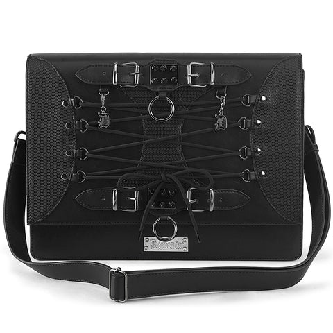Blk Vegan Leather handbag