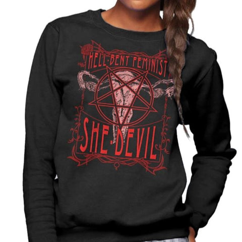 Hell-Bent Feminist She-Devil Unisex Sweatshirt