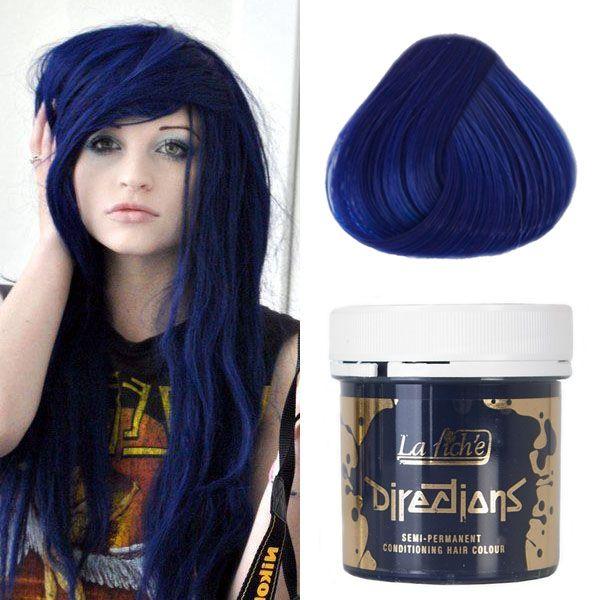 Midnight Blue Directions Semi-Permanent Hair Colour