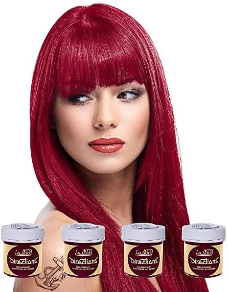 Rose Red Directions Semi-Permanent Hair Colour