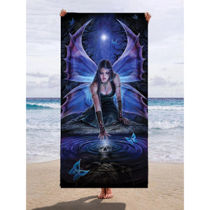 Immortal Flight - Beach Towel - Anne Stokes Art