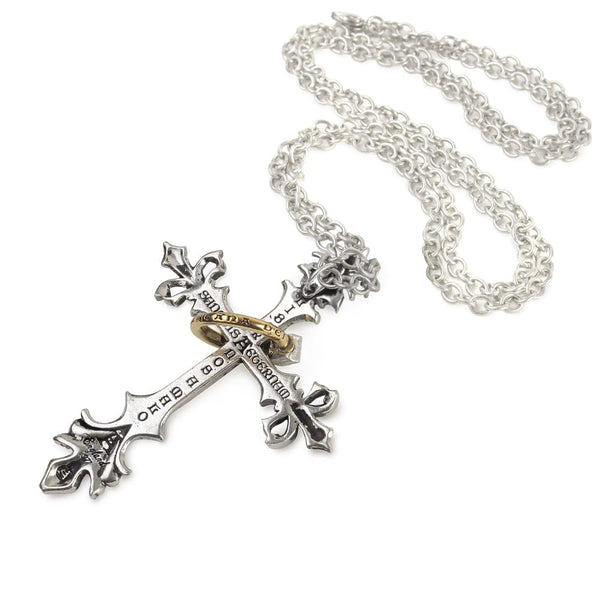 Maryam Theotokos Ring Cross Pendant - Goth Unite 