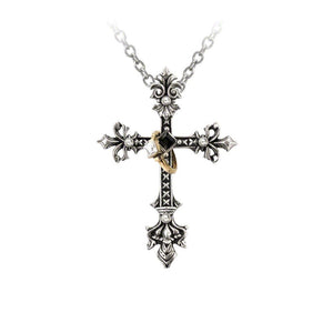 Maryam Theotokos Ring Cross Pendant - Goth Unite 