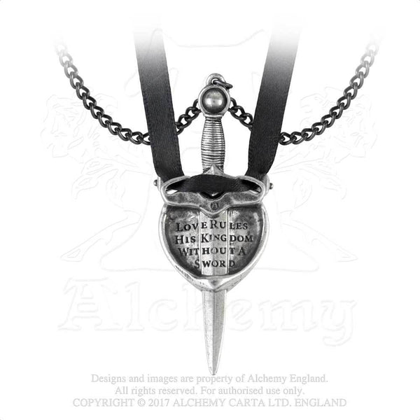 Love is King Necklace - Goth Unite 