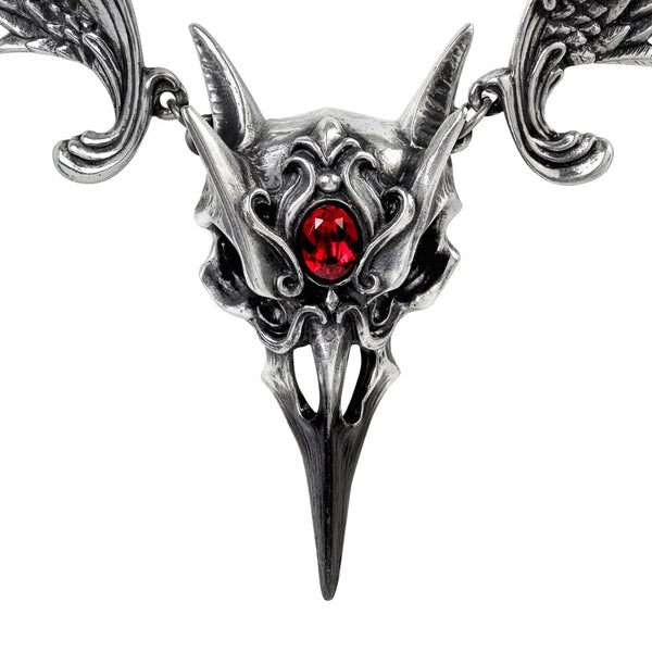 Masque Of The Black Rose Necklace - Goth Unite 