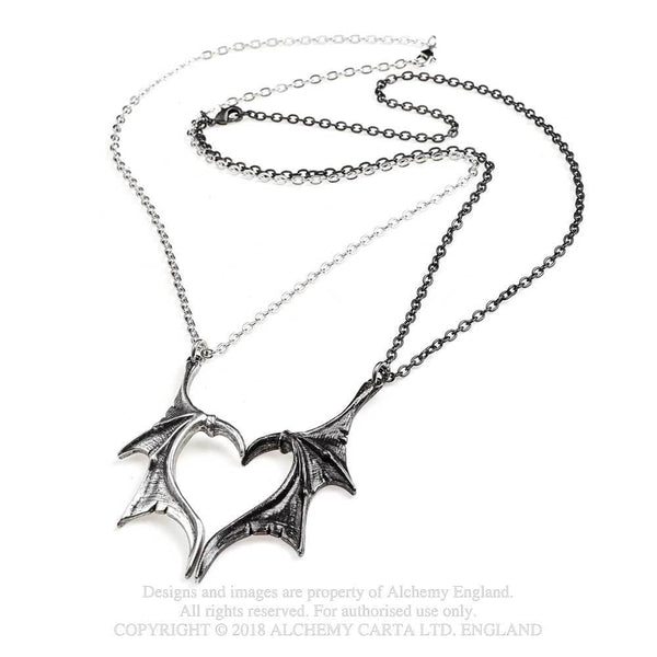 Darkling Heart Necklace - Goth Unite 