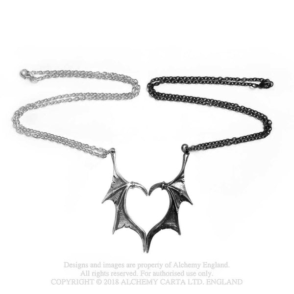 Darkling Heart Necklace - Goth Unite 