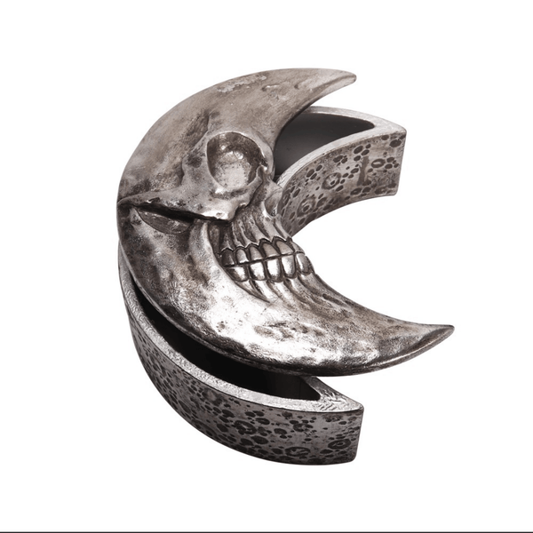 Skull Moon Box - Silver