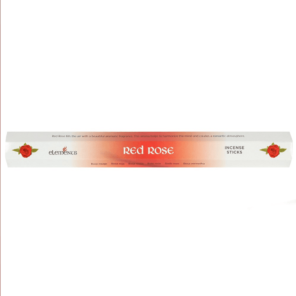 6 Packs of Elements Red Rose Incense Sticks
