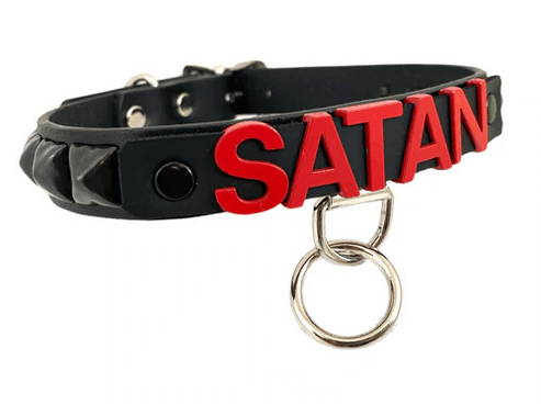 satan fuck weirdo owned collars