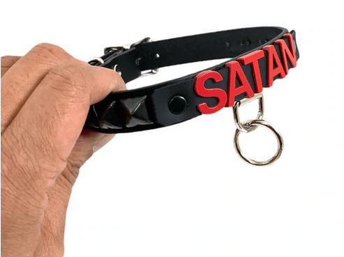 satan fuck weirdo owned collars