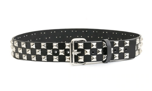 Checkered stud Belt