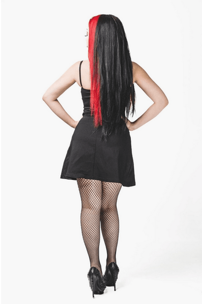 Necessary Evil Hella Mini Skater Dress