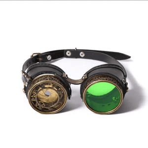 Steampunk goggles with lenses