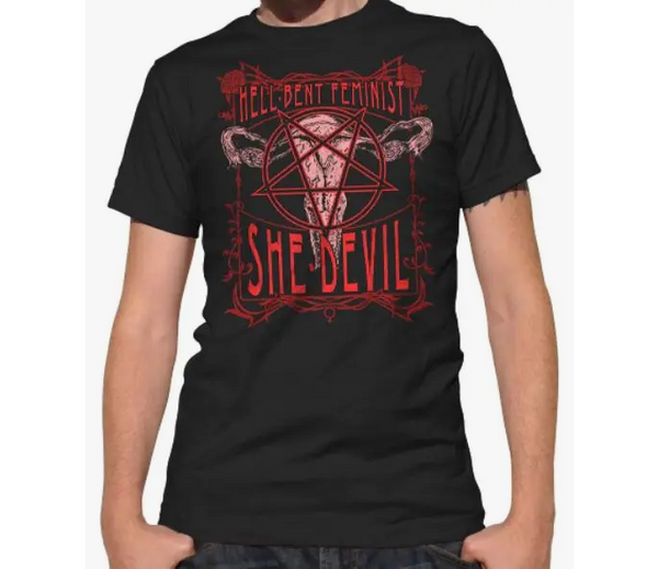 Men's Hell-Bent Feminist She-Devil T-Shirt