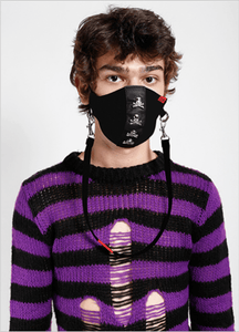FACE COVERING SKULL BLACK