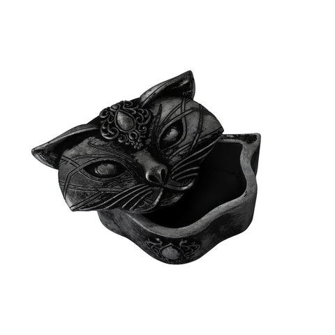  Sacred Cat Trinket Box (Black)