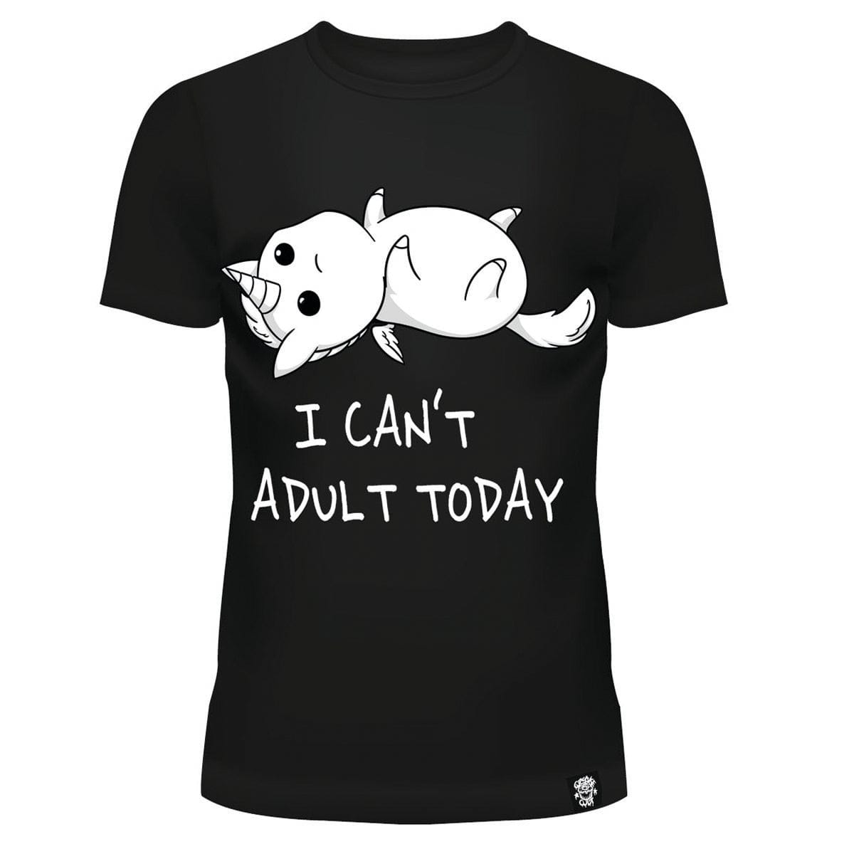 CAN'T ADULT T SHIRT - BLACK