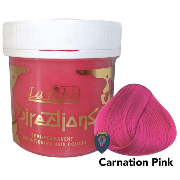 Carnation Pink Directions Semi-Permanent Hair Colour