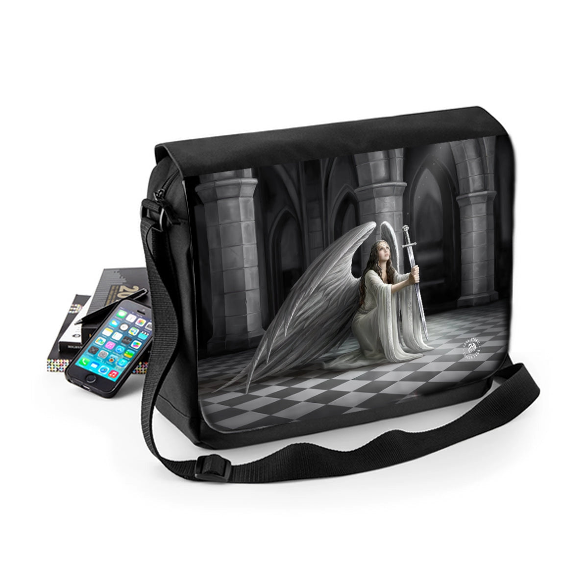 The Blessing - Messenger Bag featuring artwork by Anne Stokes